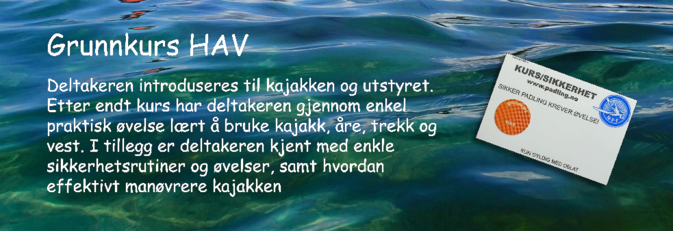 Grunnkurs HAV - 22 og 23. juni